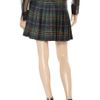 Vivienne Westwood Anglomania Plaid Pleated Wool Twill Skirt in Green - Lyst