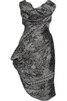 Vivienne Westwood Gold Label Accent Floral Jacquard Bustier Dress - Lyst