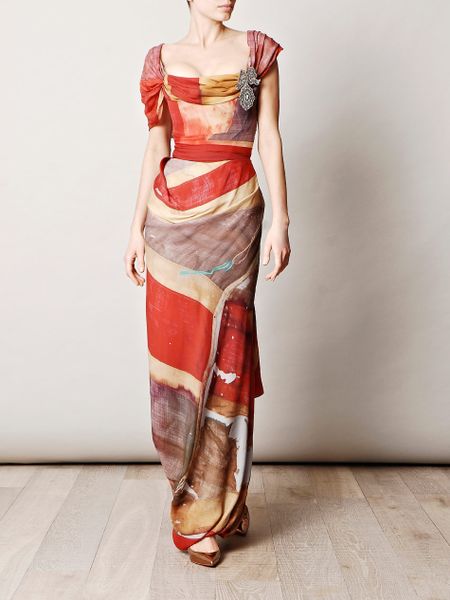 union jack ball gown