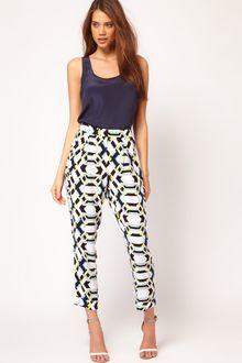 ASOS Collection Asos Loose Trousers in Rocco Print - Lyst