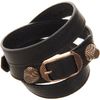 Balenciaga Arena Giant Rose Gold Double Tour Bracelet in Black (rose) - Lyst