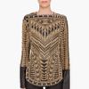 Balmain Handmade Embroidered Runway Blouse in Beige (black) - Lyst