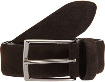 Barneys New York Suede Belt - Lyst