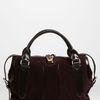 Burberry Suede Tote in Brown (plum) - Lyst