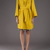 Carven Swing Trench Coat in Yellow (mustard) - Lyst