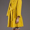 Carven Swing Trench Coat in Yellow (mustard) - Lyst