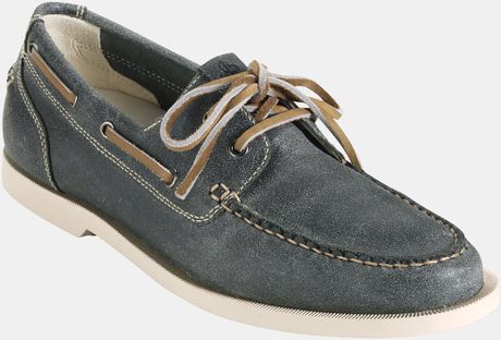 Cole Haan Air Yacht Club Boat Shoe in Blue for Men (teal suede