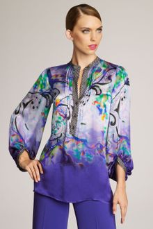 Etro Painterly Paisley Blouse - Lyst