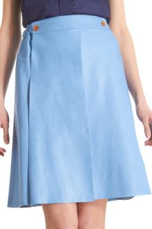 Fendi Leather Pencil Skirt - Lyst