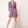 French Connection French Connection Calypso Tie Waist Dress in Purple (multi) - Lyst
