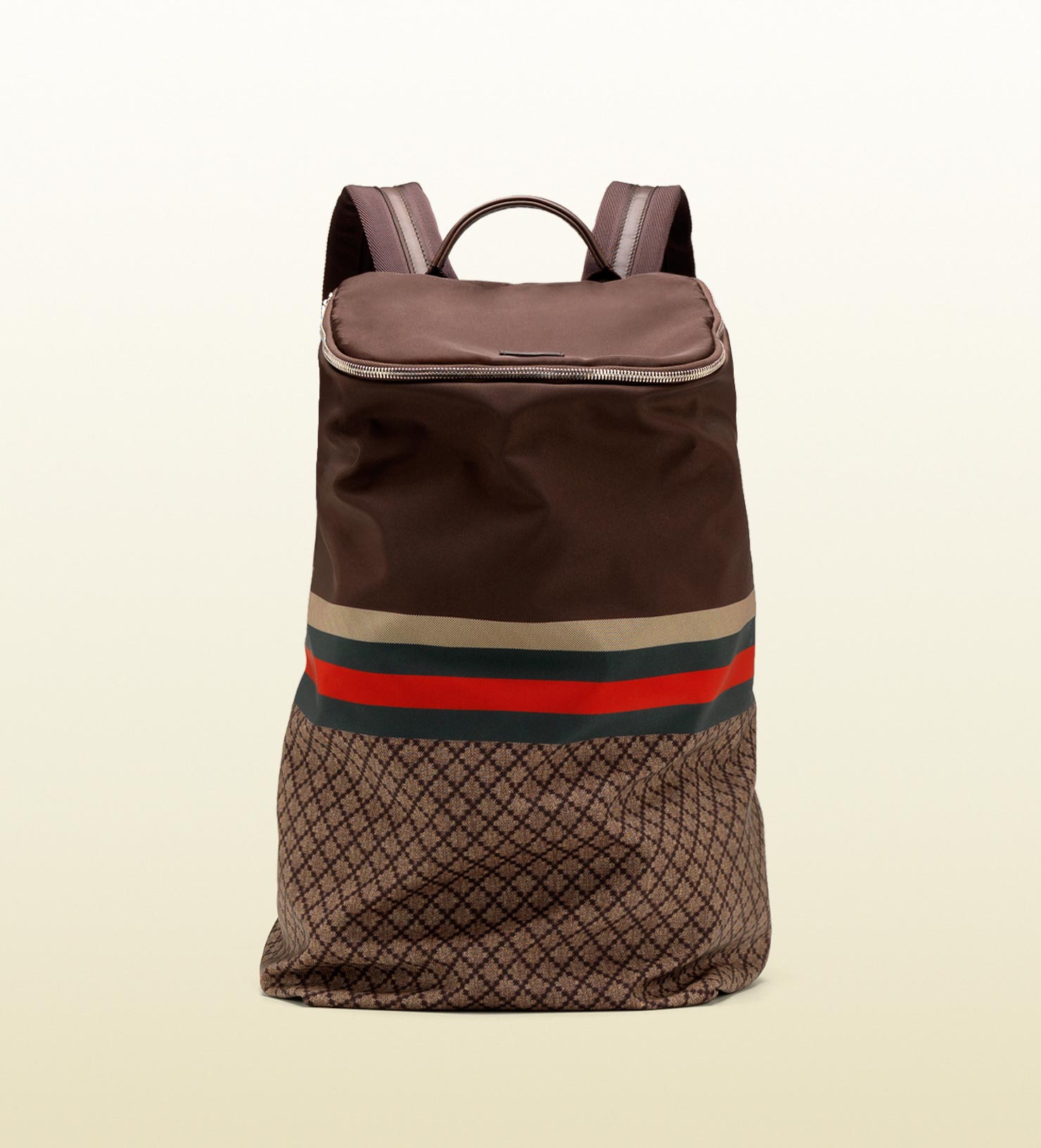Gucci Large Backpack in Beige for Men | Lyst