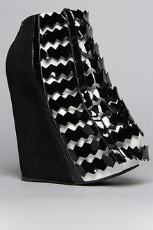 Jeffrey Campbell The Nokea Shoe in Black and White - Lyst