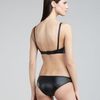 Lisa Marie Fernandez Genevieve Rubberized Bikini in Black - Lyst
