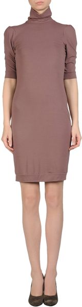 Liu Jo Short Dress in Purple (cocoa) - Lyst
