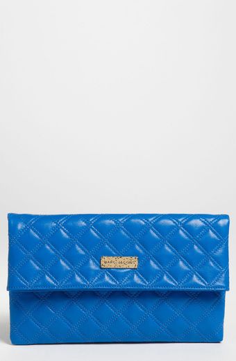 Marc Jacobs Eugenie Large Quilted Leather Clutch - Lyst