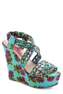 ModCloth Betsey Johnson All Braid Up Wedge - Lyst