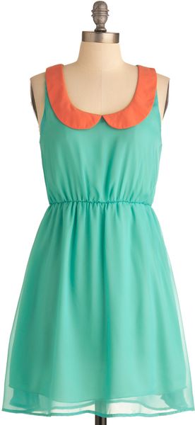 ModCloth Collar Palette Dress - Lyst
