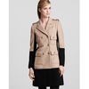 Moschino Cheap & Chic Trench Coat Double Breasted in Black (black cream) - Lyst