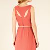 Oasis Cowl Drape Dress in Red (coral) - Lyst