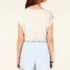 Oasis Tribal Placement Tee in White (neutral) - Lyst