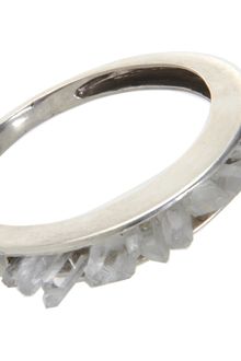 Pamela Love Quartz Crystal Bangle - Lyst