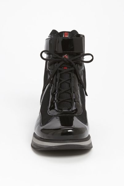 mens prada americas cup black