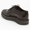 Prada Double Sole Wingtip in Brown for Men - Lyst