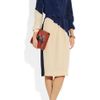 Preen Rombus Silk Crepe De Chine Dress in Beige (cream) - Lyst