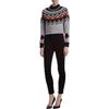 Proenza Schouler Intarsia Stripe Sweater in Gray (orange) - Lyst