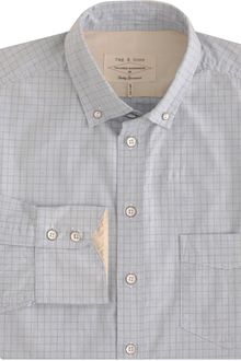 Rag & Bone Plaid Oxford Sport Shirt - Lyst