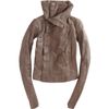Rick Owens Classic Biker Jacket in Gray (grey) - Lyst