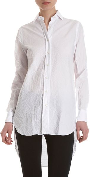 Salvatore Piccolo Stitch Detail Shirt - Lyst