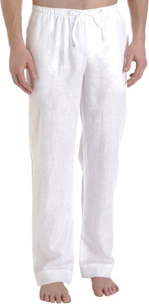 Zimmerli Lightweight Drawstring Pant In White For Men Lyst