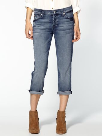 7 For All Mankind Crop Josefina Jeans - Lyst