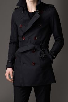 Burberry Midlength Cotton Gabardine Trench Coat - Lyst