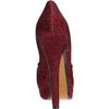 Fendi Bow Peep Toe Pump in Red - Lyst