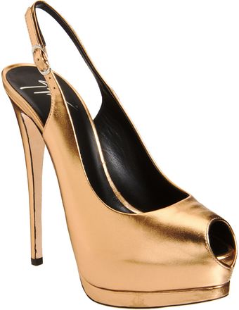 Giuseppe Zanotti Platform Slingback - Lyst