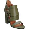 Givenchy Double Buckle Sandal in Green - Lyst