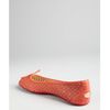 Jimmy Choo Coral Perforated Leather Walsh Bow Embellished Flats in Pink (coral) - Lyst
