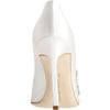 Manolo Blahnik Swan in White - Lyst