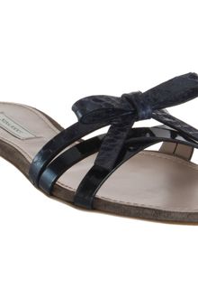 Nina Ricci Watersnake Bow Slide - Lyst