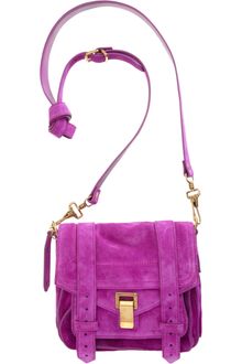 Proenza Schouler Ps1 Pouch Suede - Lyst