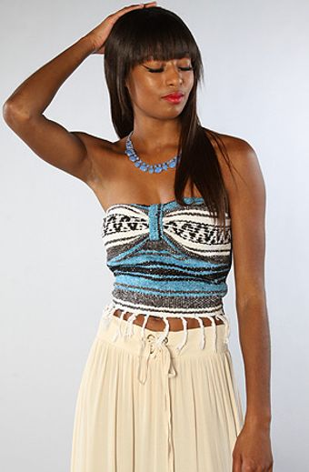 Rojas The Mesa Blanket Top in Turquoise - Lyst