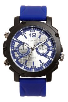 Titanium Neon Marker Analog Watch - Lyst