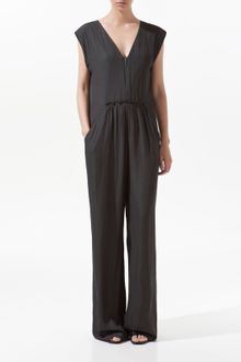 Zara Wide-Leg Jumpsuit - Lyst