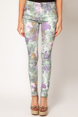 Asos Skinny Jeans in Floral Gerbera Print 4