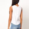 Asos Exclusive Double Collar Lace Blouse in White - Lyst