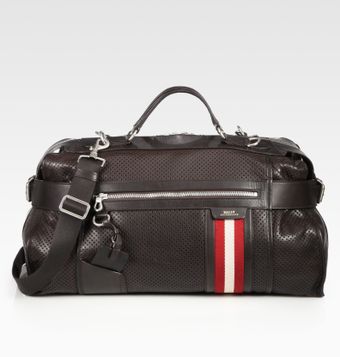 Bally Perforated Duffel Bag - Lyst