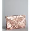 Bcbgmaxazria Sandal Wood Sequined Fold Over Clutch in Gold (rose) - Lyst