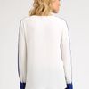 Bcbgmaxazria Alaine Contrast Top in White - Lyst